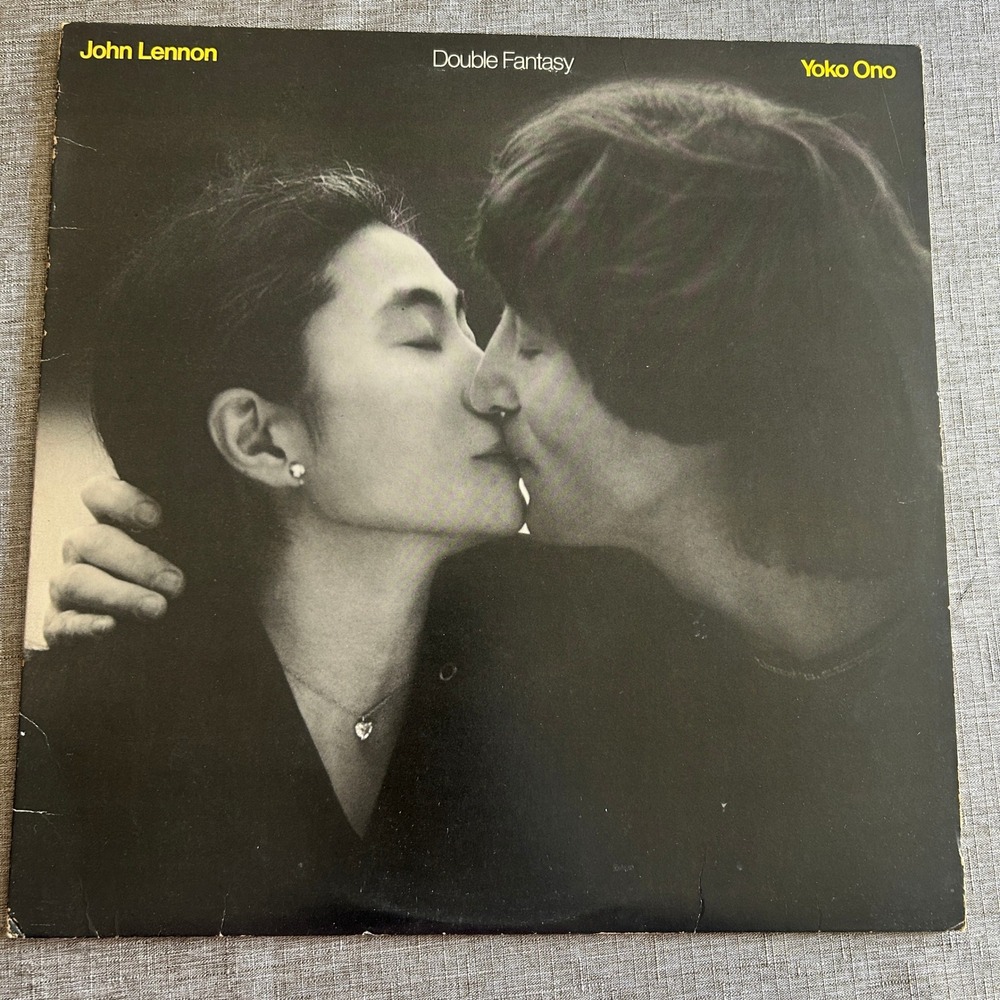 John Lennon Yoko Ono Double Fantasy Vinyl LP 1980 GHS 2001 Good Rock Album 12"